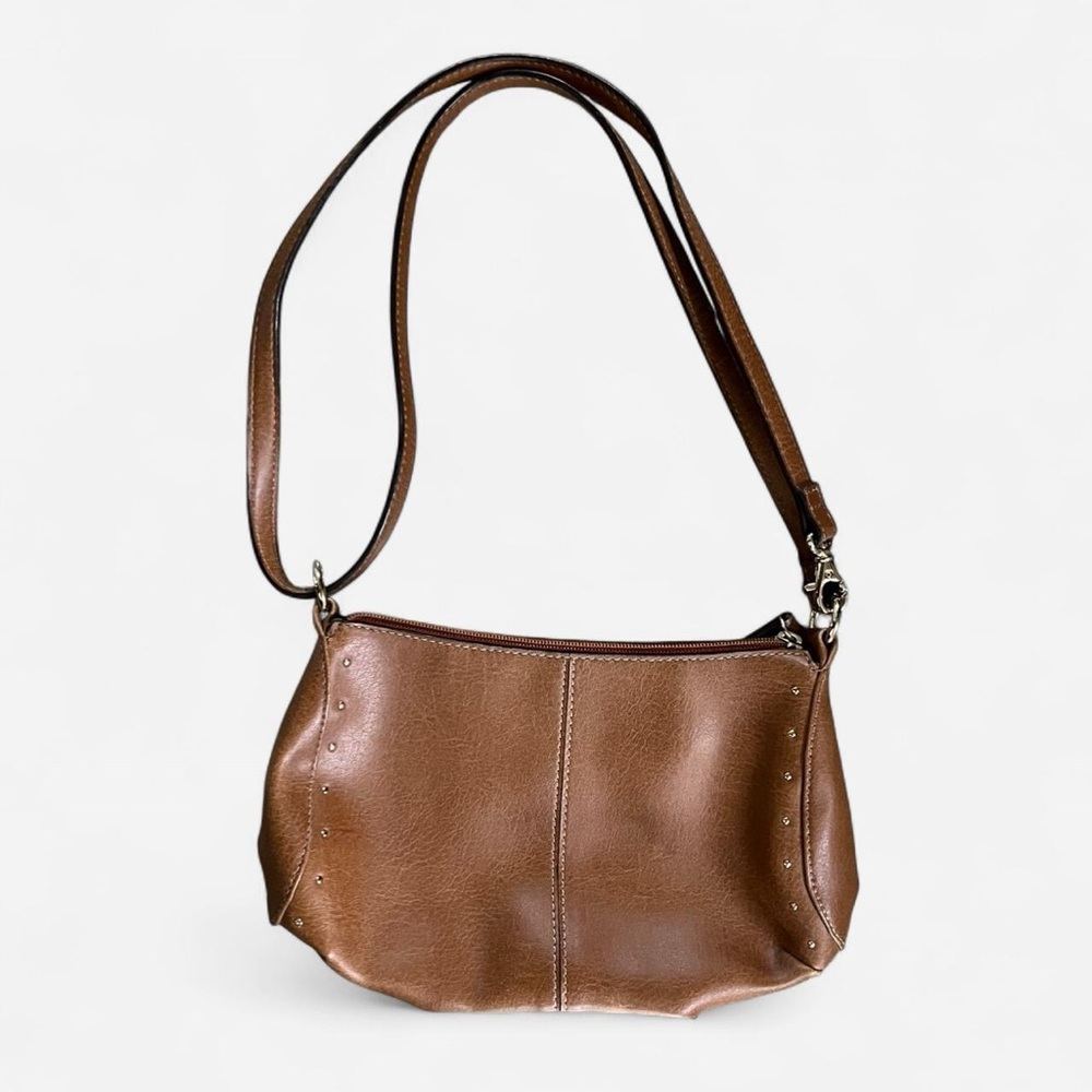 Liz Claiborne Tan Leather Shoulder Bag